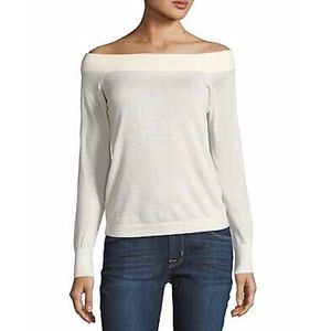 ✨NWT! Rebecca Taylor Off the Shoulder Sweater